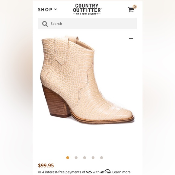 Chinese Laundry Bonnie Croc Print Tan Heeled Boots 10 - Picture 10 of 11